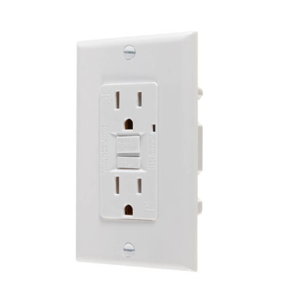 GFCI DUPLEX OUTLET TAMPER RESISTANT & SELF TEST Advantek LED Lighting